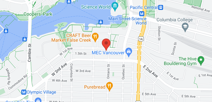 map of 502 38 W 1ST AVENUE